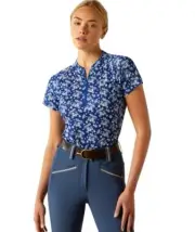 Ariat Labyrinth 1/4 Zip Baselayer Short Sleeve Top
