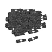 100x Zipper Pull Cord Ends Locks Cord Locks String Lock Fasteners Lightweight