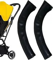 Leather Stroller Holder to Close Armrest Cover with Removable Zipper | Replacement Stroller Strap/Handle Handle Cover Tools Required D