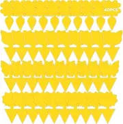 40 PCS Sticky Traps, GeeRic Sticky Fruit Fly and Plant Gnat Bug Traps for Indoor/Outdoor Use, Dual-Sided Yellow Sticky Traps Insect Catcher for White Flies, Mosquitos, Fungus Gnats, Flying Insects