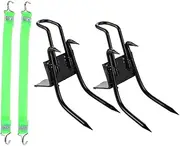 TOGEVAL Tree Climbing Shoes Climbing Spikes Non Slip Strong Carbon Steel Easy to Use Tree Climbing Tool