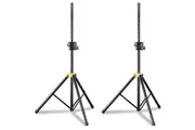 2x Hercules Foldable Floor Stand Holder Mount for Stage PA Speaker w Adaptor BLK