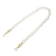 24 Inch Acrylic Chain Purse Strap Replacement Luxury Handbag Strap, Colorful