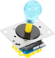 OSALADI Arcade Joystick Kit Game Stick Crystal Ball Handle Hardware Plastic Material Replace Game Machine Parts Random Style