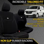 Hyundai iLoad Neoprene Bucket & 3/4 Bench Front Row Seat Covers (Made to Order)