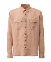 linen shirt XL,L,M Nude