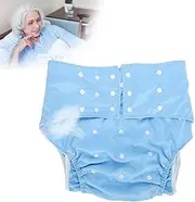 Adult Cloth Diaper, Waterproof & Reusable Elderly Incontinence Protection Nappies Underwear With Maximum Absorbency Leakproof Nappy Absorbent Urinary Briefs Pants