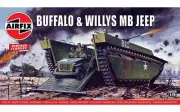 Airfix: 1:76 Buffalo Willys MB Jeep - Model Kit