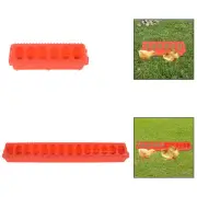 Chicken Feeder Multihole No Waste Poultry Feeder for Quail Pigeon Cockatiels