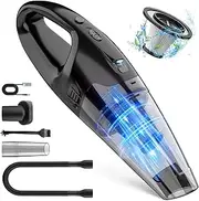 [BSRCO] Handheld Vacuum Cordless Rechargeable, LED Light, 1.65 Pounds Car Vacuums Light Weight, Hand Vacuum Cordless Rechargeable with Washable Filter, USB Charge