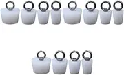 Cabilock 12 Pcs Drain Stopper Bathroom Tub Bathroom Sink Stopper Universal Bath Plug Sink Stopper Plug Hair Stopper for Bath Plugs Bathtub Stopper Solid White Accessories Metal