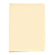 Avery Buff Foolscap Manilla Folders with Tabs (Pack of 5)