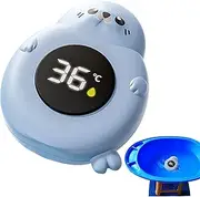 Kids Digital Bath Thermometer - Baby Water Temperature Monitor, Floating Led Sensor Gauge | Cute Animal Shape Thermometer, Waterproof Safety Bath Tool For Infant Toddler Bathing Comfort Health Monitor
