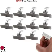 10PCS Endo Gauge Finger Ruler Span Measure Scale Root Canal Endodontic Dental