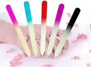 KADS 5 PCS set Crystal Glass Nail Files Nail Buffers Washable Manicure Tools Pedicure Fingernail File