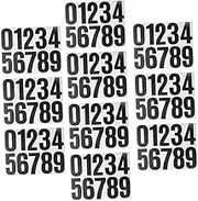 SEWACC 10 Sheets Self-Adhesive Mailbox Numbers Stickers Waterproof Decals House Number Signs Numbers for Outdoor Address Signs