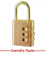 Master Lock Combination Weather Resistant Padlock