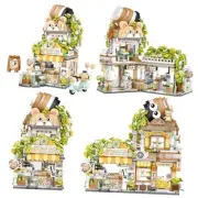Building Blocks Toys Japanese Street View Mini Bricks Coffee Mini coffee shop