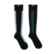 Ostrichpillow Compression Socks Support US 8.5-11 Med Blue Reef/Caribbean Green