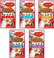 Churu-Ball 10g x 3 bags x 5 kinds INABA Topper Mixed cat treats