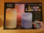 ~ Luma Color Changing Candles - 3 - As Seen on TV ~