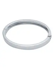 [Oxford] Leon Hinged Bangle in Silver