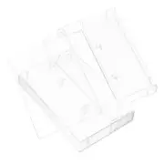 2 Pcs Tape Storage Box Audio Cassette Cases Cassettes Protective Covers Display