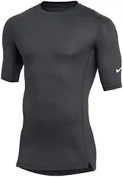 [Nike] Mens Pro Fitted Half Sleeve Tee (Medium, Anthracite)