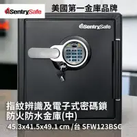 在飛比找博客來優惠-Sentry Safe 電子密碼鎖防火防水金庫SFW123B