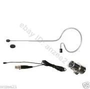 Replaceable Plug Headset Hook Microphone MIC For Shure Wireless TA4F 4Pin Mini