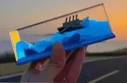 Unsinkable Cruise Ship Fluid Drift Bottle Unsinkable Boat Model Decor