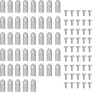 [Kadryxon] 45 x Replacement Blades for Lawnmower Robotic Lawnmower Titanium Blade Blades for All Husqvarna Automower Gardena Robotic Lawnmowers, Replacement Blade 43 mm with 45 Screws
