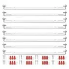 8 Set 175mm (6.89") Universal Light Fixture Mounting Bracket Kit with Screw