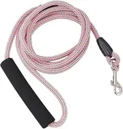 BESPORTBLE 1Pc Durable Polyester Dog Traction Rope Comfortable Pet Leash for Walking and Training Sturdy Pink Pulling Rope for Dogs Lightweight and Pet Supplies