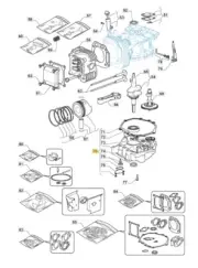 Assembly Cup Engine TRE0701 Original Stiga Mower Lawn Mower 118550445/0