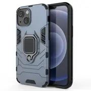 For iPhone 13 mini Case,Shockproof Armour Cover,Magnetic Ring Holder,Navy Blue