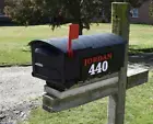 Mailbox Name and Number Plates (2x Plates) TheJordansCompany