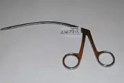CARROLL TENDON PULLING FORCEPS 5" CURVED SHAFT 2 MM X 6 MM