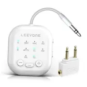 Bluetooth 5.4 Transmitter Receiver, 2-in-1 Wireless Transmitter for Airplane,