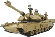 General Jim's Army Toys - WW2 Tank Building Kit - WW2 2 in 1 US M1A2 Army Tank Vehicle & Hummer Bricks Toys Military Building Blocks WW2 Set for Adults & Kids