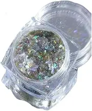 Bright Holographic Nail Glitter Superfine Cosmetic Festival Powder Good Sealing Practical Art Powder Washable Craft Sequins Eye Type 3