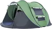 Inflatable Tent Outdoor 34-Person Fully Automatic Sunscreen Hand-Thrown Outdoor Quick-Open Camping Windproof Camping Tent Large Tent