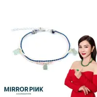 在飛比找ETMall東森購物網優惠-【MIRROR 皇宣緣】三線蠟線常贏翡翠手鍊