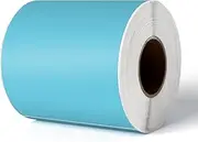 YIKIADA Direct Thermal Labels 4 X 6 Inches Blue Rectangle Shipping Labels Self-Adhesive Waterproof Thermal Sticker Paper for Busineses & Warehouses 250 PCS per Roll