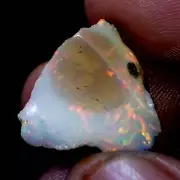13.40Ct Natural Multi Fire Ethiopian Welo Opal Spicemen Rough Gemston USA DEALER