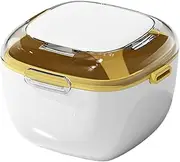 Leak-Proof Denture Cup - Soaking Cup for Dentures, Braces Drain Storage, Retainer Cleaner Box | denttal Cleaning Bath with Lid, Mouth Guard Holder Case for Travel, Home, Denture Care Storage Box