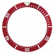 BEZEL INSERT FOR OMEGA SEAMASTER 082SU1362 WATCH JAMES BOND MIDSIZE RED TOP QLTY