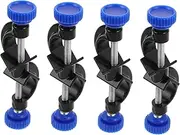 Veemoon 4pcs Aluminum Lab Clips Large Spray Coated Utility Clamps for Lab Ring Holders Lightweight Multi Function Accessories Easy to Assemble Secure Grip