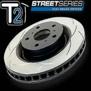 2x DBA Street T2 SLOTTED BRAKE ROTOR KP FIT WRX STI 02-11 REAR PAIR (for: Subaru)