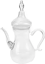 Ciieeo Elegant Heat Resistant Glass Teapot with Infuser Premium Tea Serving Pot for Loose Tea Chic Transparent Design for Home Tea Brewing Relaxation